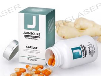 华工激光打标机给保持健康品打标