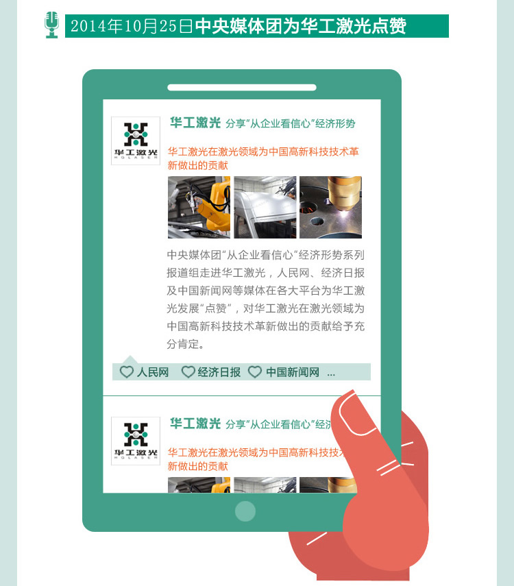 华工激光2014大事记