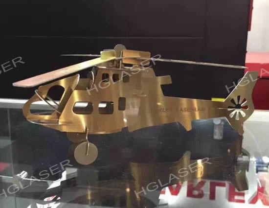 第十四届中国国际机床展华工激光切割样品