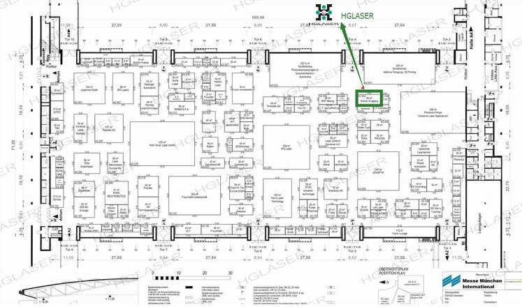 华工激光德国慕尼黑光电展展位