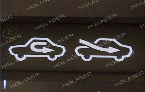 汽车仪表盘激光打标