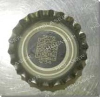 啤酒瓶盖激光打标二维码
