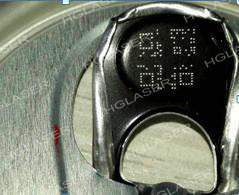 啤酒瓶盖激光打标二维码