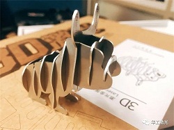 激光切割金属狗