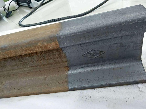 铁轨激光清洗除锈